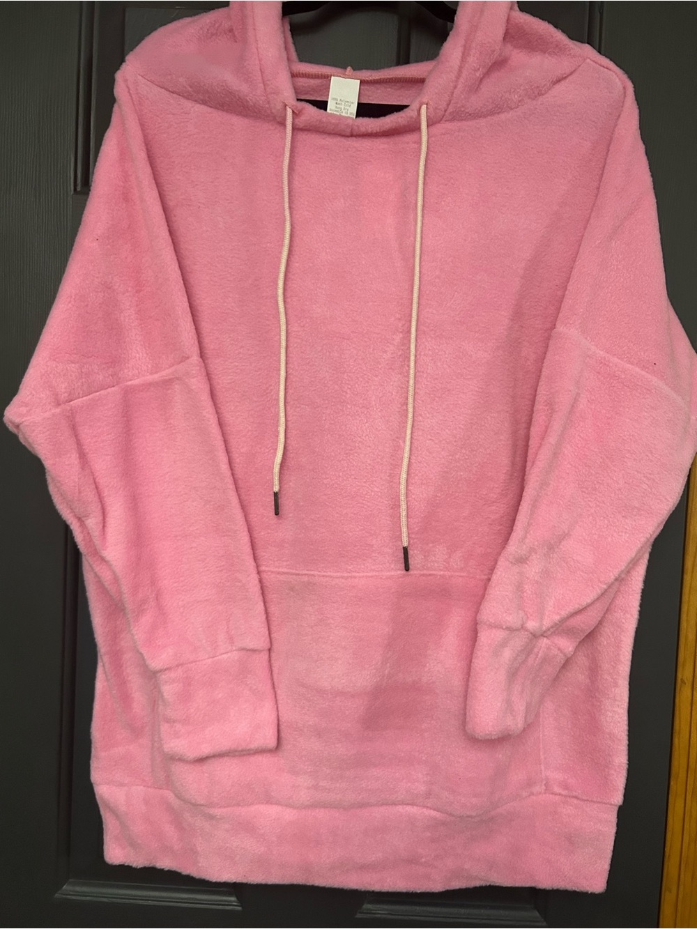 Milly Pink Plush Hooded Pullover